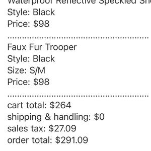 SUPREME FAUX Fur trapper hat F/W 2020 w/ PROOF NWT